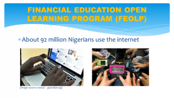 NIGERIA: FINANCING SOLUTION FOR IMPROVED FINANCIAL LITERACY IN NIGERIA