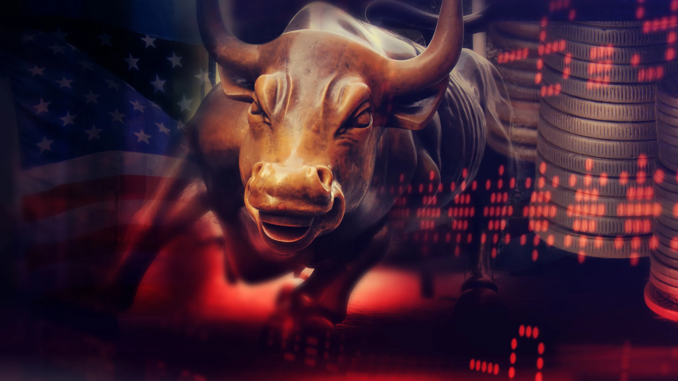 The bull makes its way to the Market fasten your sit belts